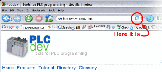 Firefox Live Bookmarks Click Here